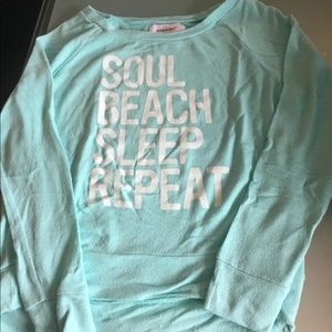 Turquoise Soul Cycle Sweatshirt
